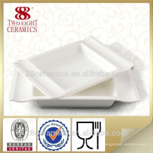 Plaques en céramique personnalisées en céramique, plat en porcelaine pour gros